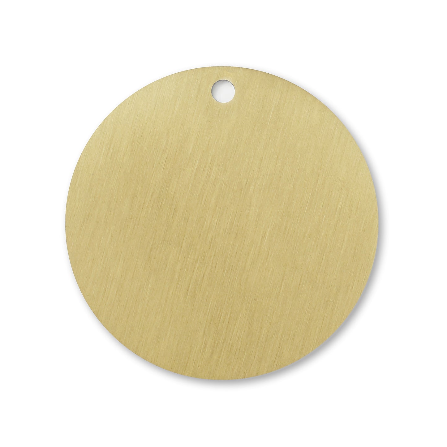 Brushed Brass Pet ID Tag - Bow