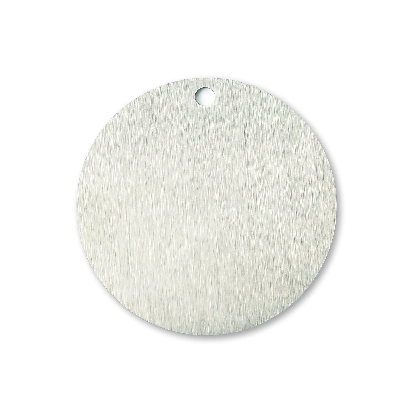 Brushed Stainless Steel Pet ID Tag - Diamond