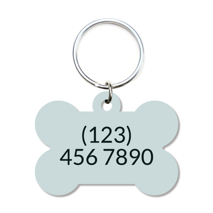 Bubbles Pet ID Tag - Blue