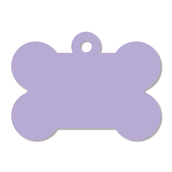 Solid Lavender Pet ID Tag