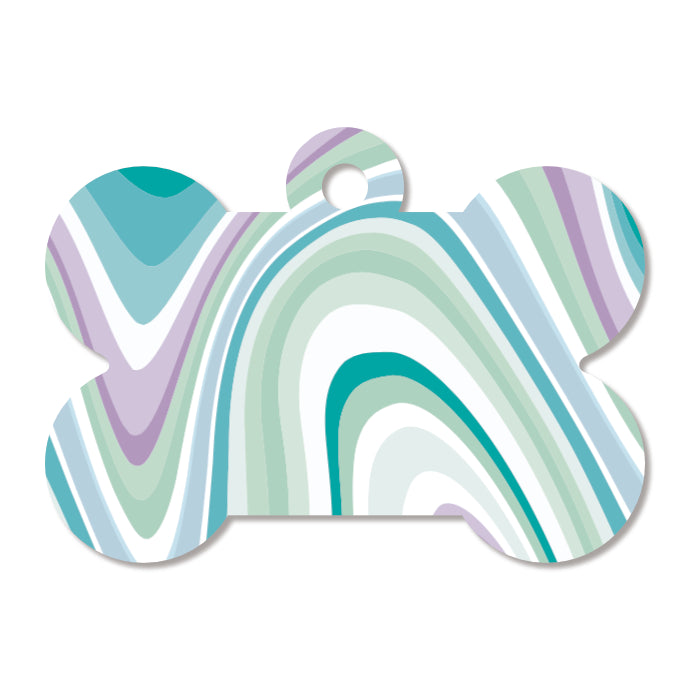 Marble Pet ID Tag - Minted