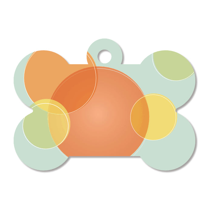 Bubbles Pet ID Tag - Retro